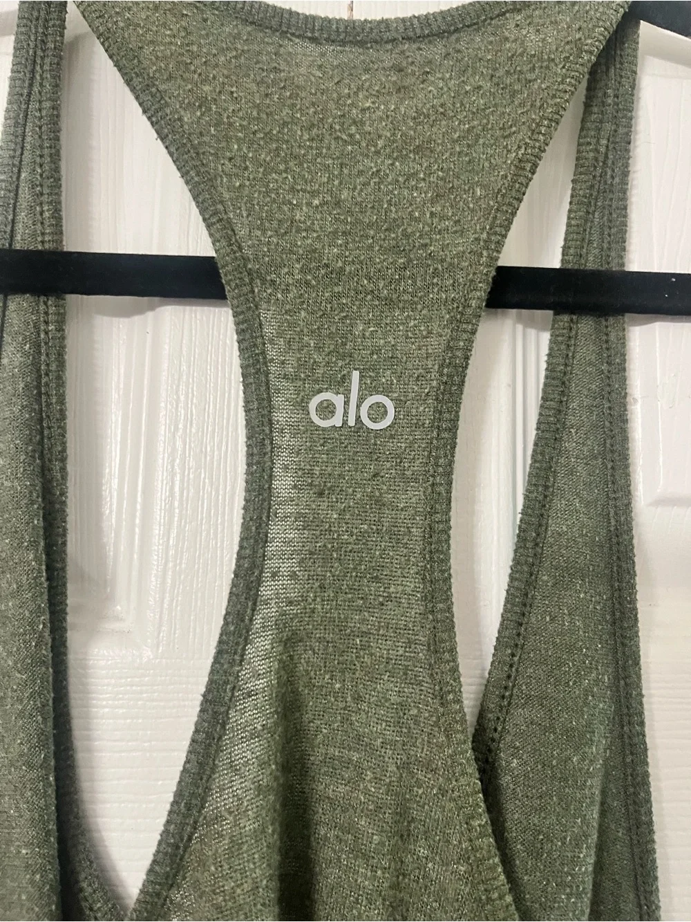 ALO Yoga women’s Olive Tank with Racerback